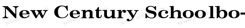 New Century Schoolbo字体转换